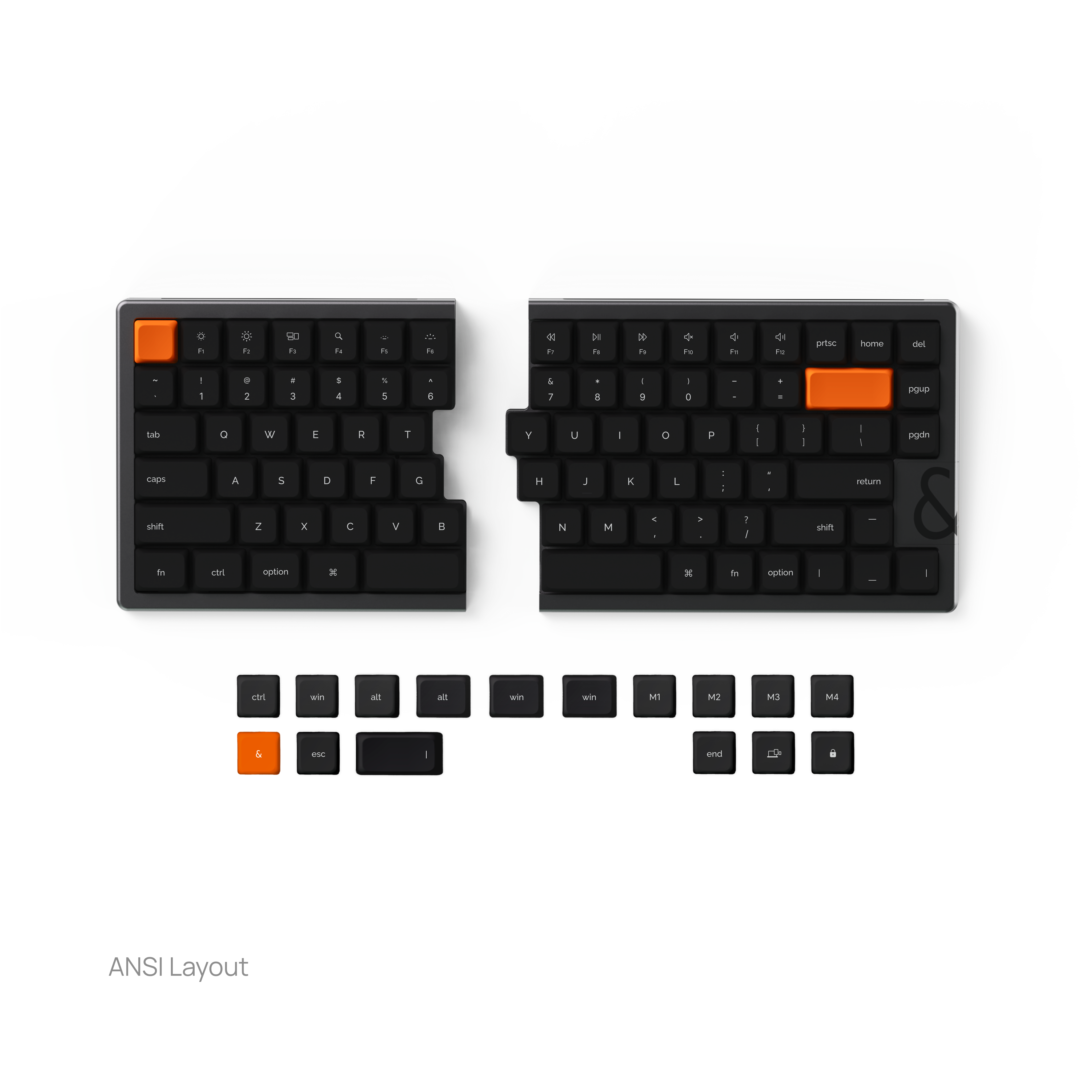 NocFree & Split Ergonomic Mechanical Keyboard – Wireless Bluetooth Keyboard (Pre-Order)