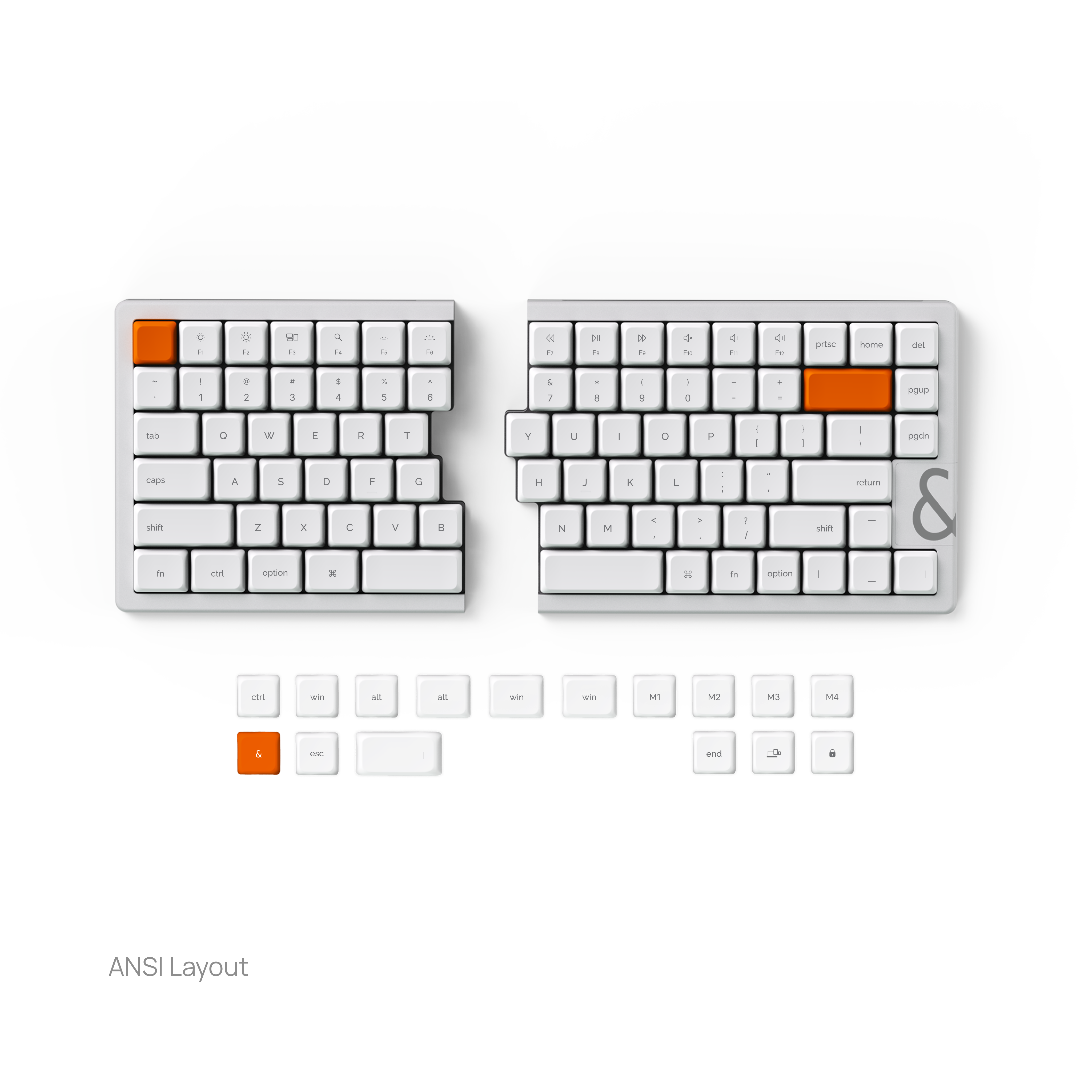 NocFree & Split Ergonomic Mechanical Keyboard – Wireless Bluetooth Keyboard (Pre-Order)