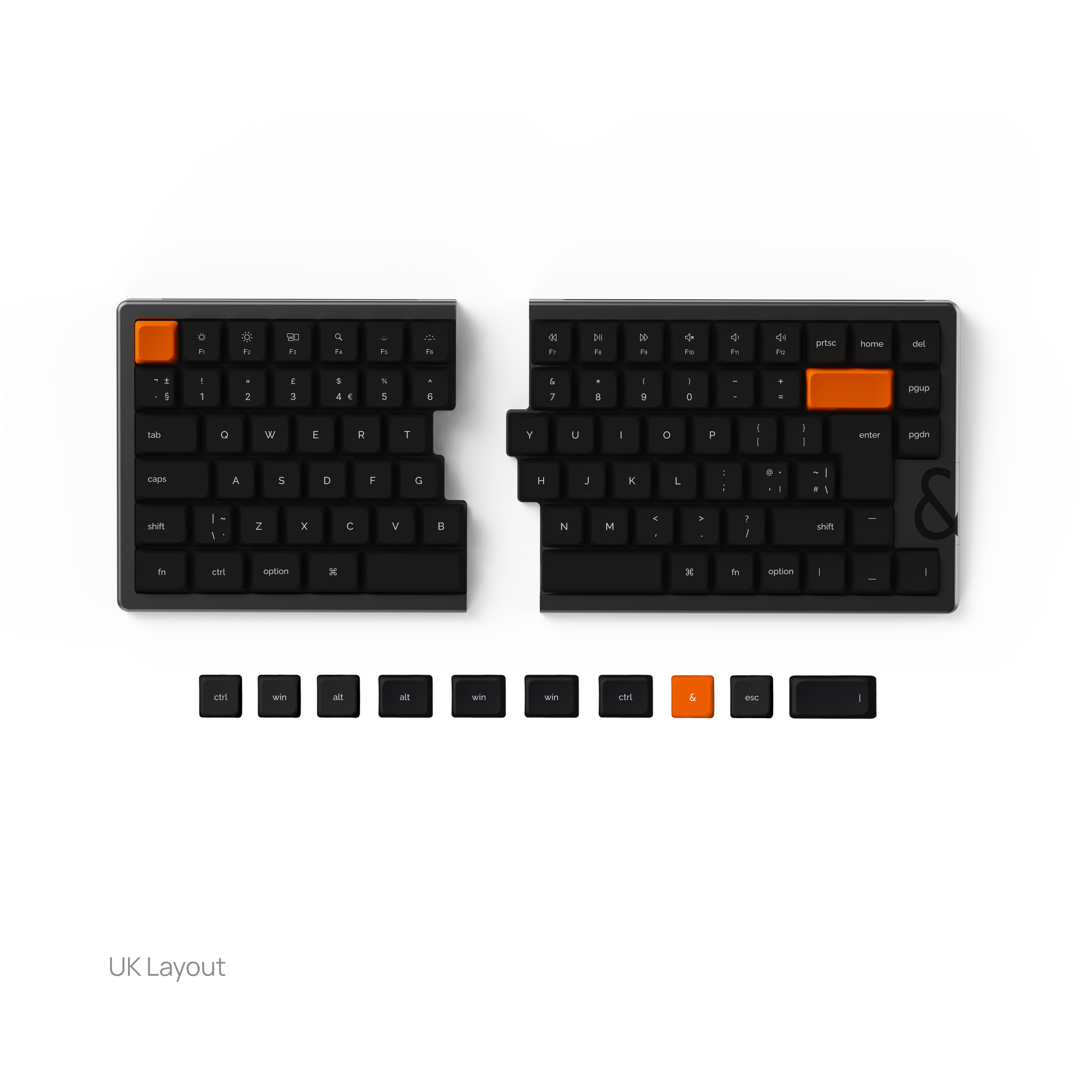 NocFree & Split Ergonomic Mechanical Keyboard – Wireless Bluetooth Keyboard (Pre-Order)