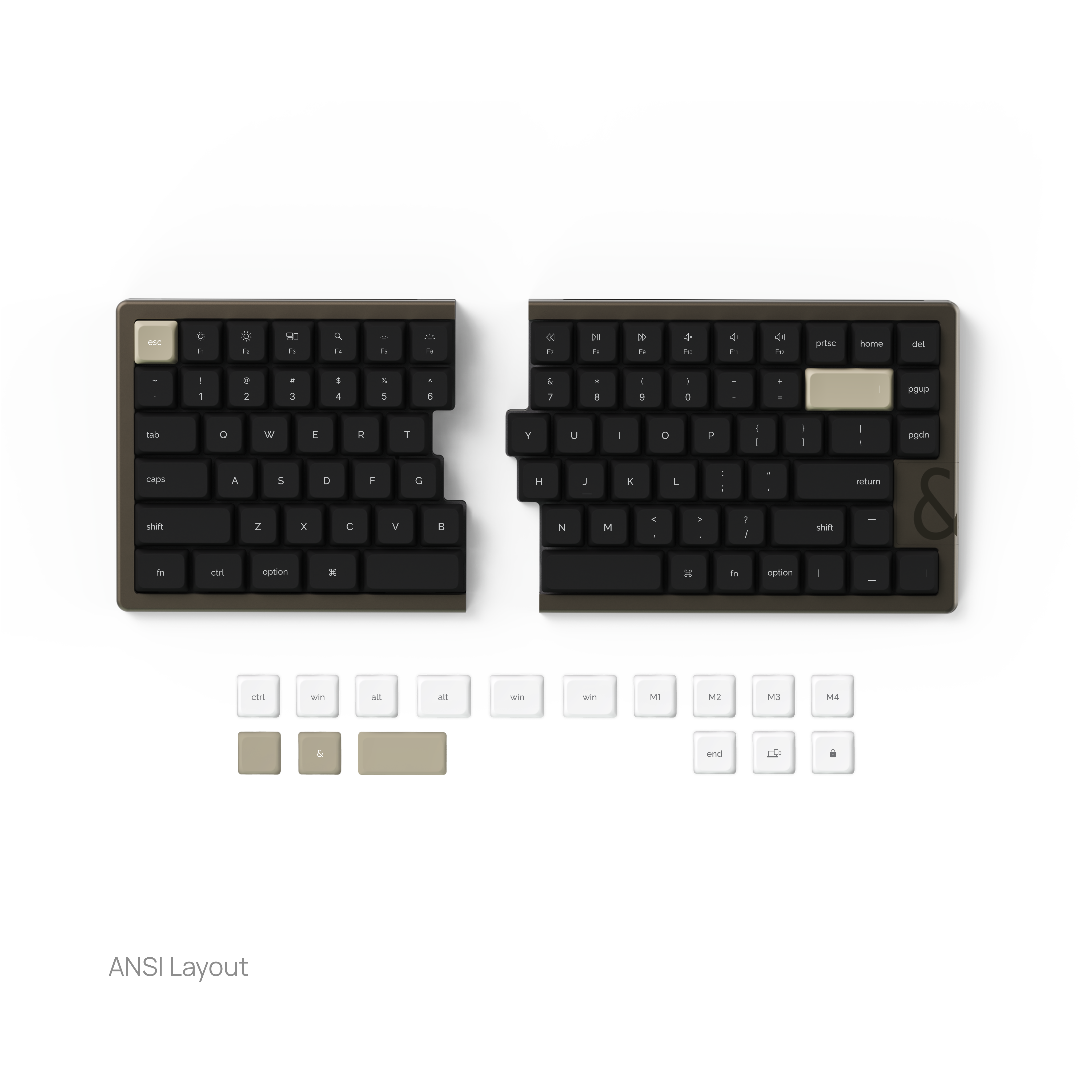 NocFree & Split Ergonomic Mechanical Keyboard – Wireless Bluetooth Keyboard (Pre-Order)