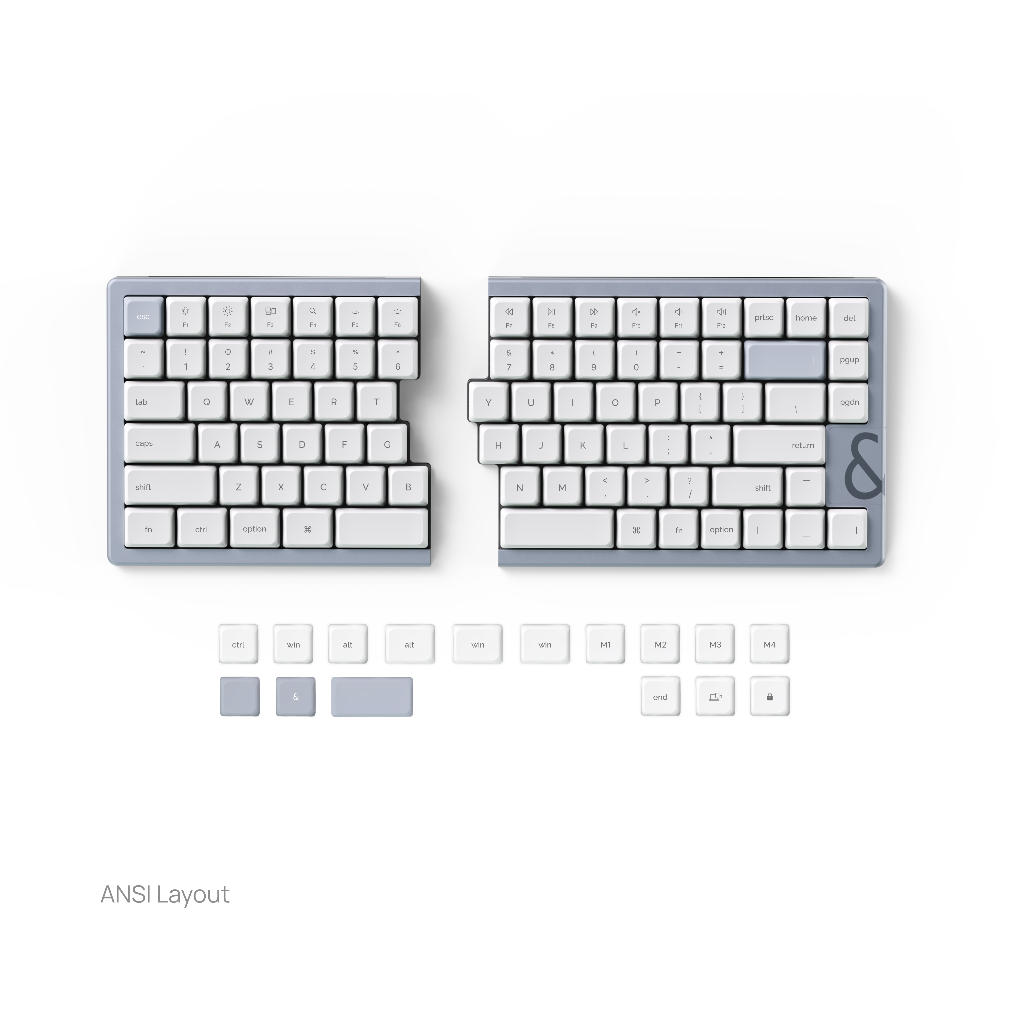 NocFree & Split Ergonomic Mechanical Keyboard – Wireless Bluetooth Keyboard (Pre-Order)