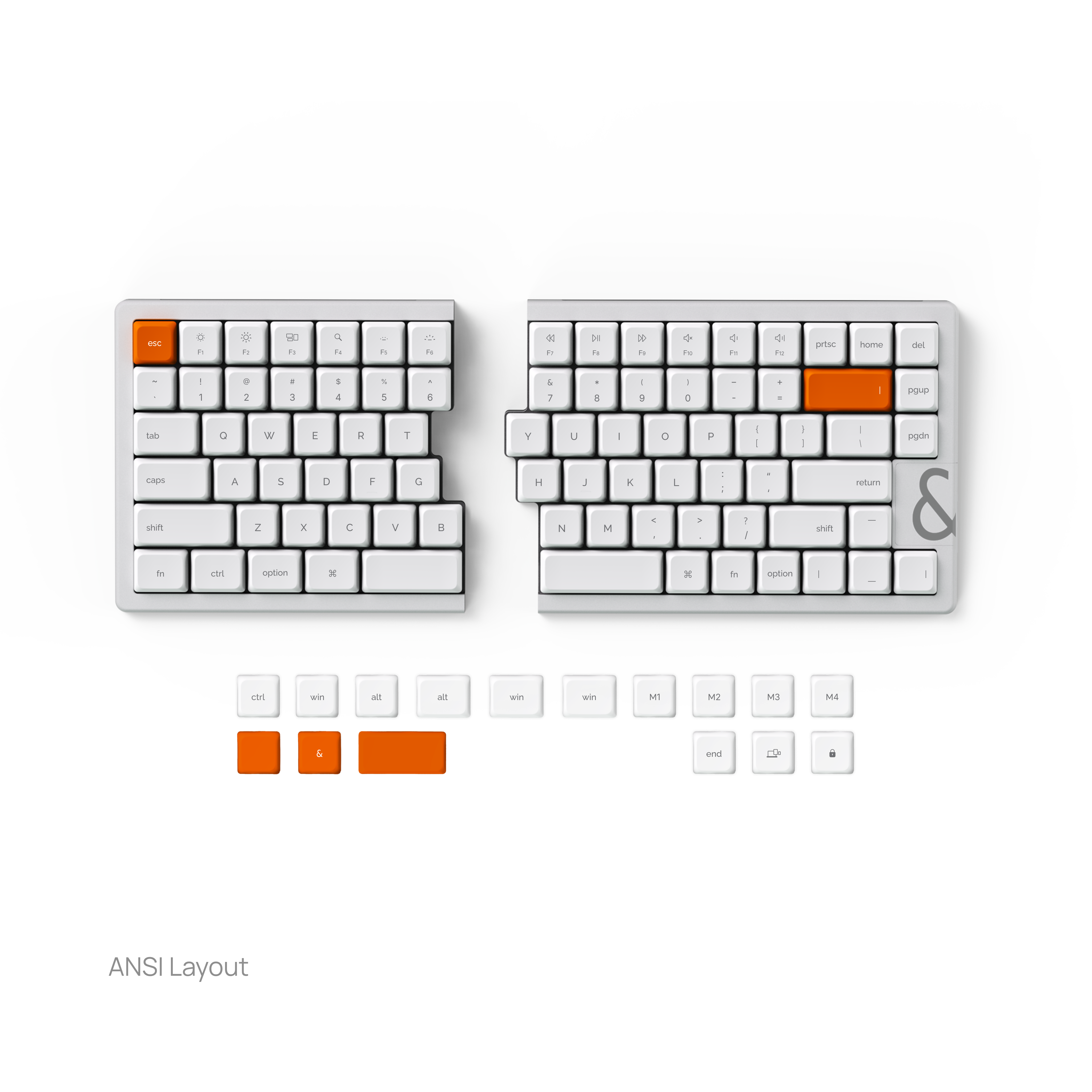 NocFree & Split Ergonomic Mechanical Keyboard – Wireless Bluetooth Keyboard (Pre-Order)