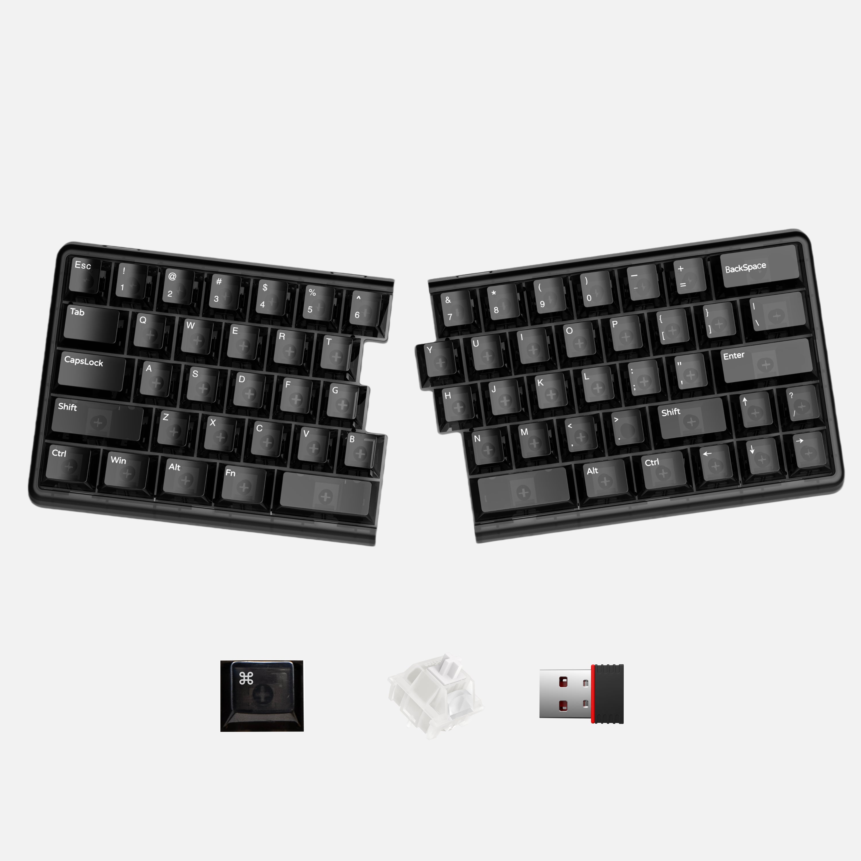 NocFree Lite Wireless Split Keyboard
