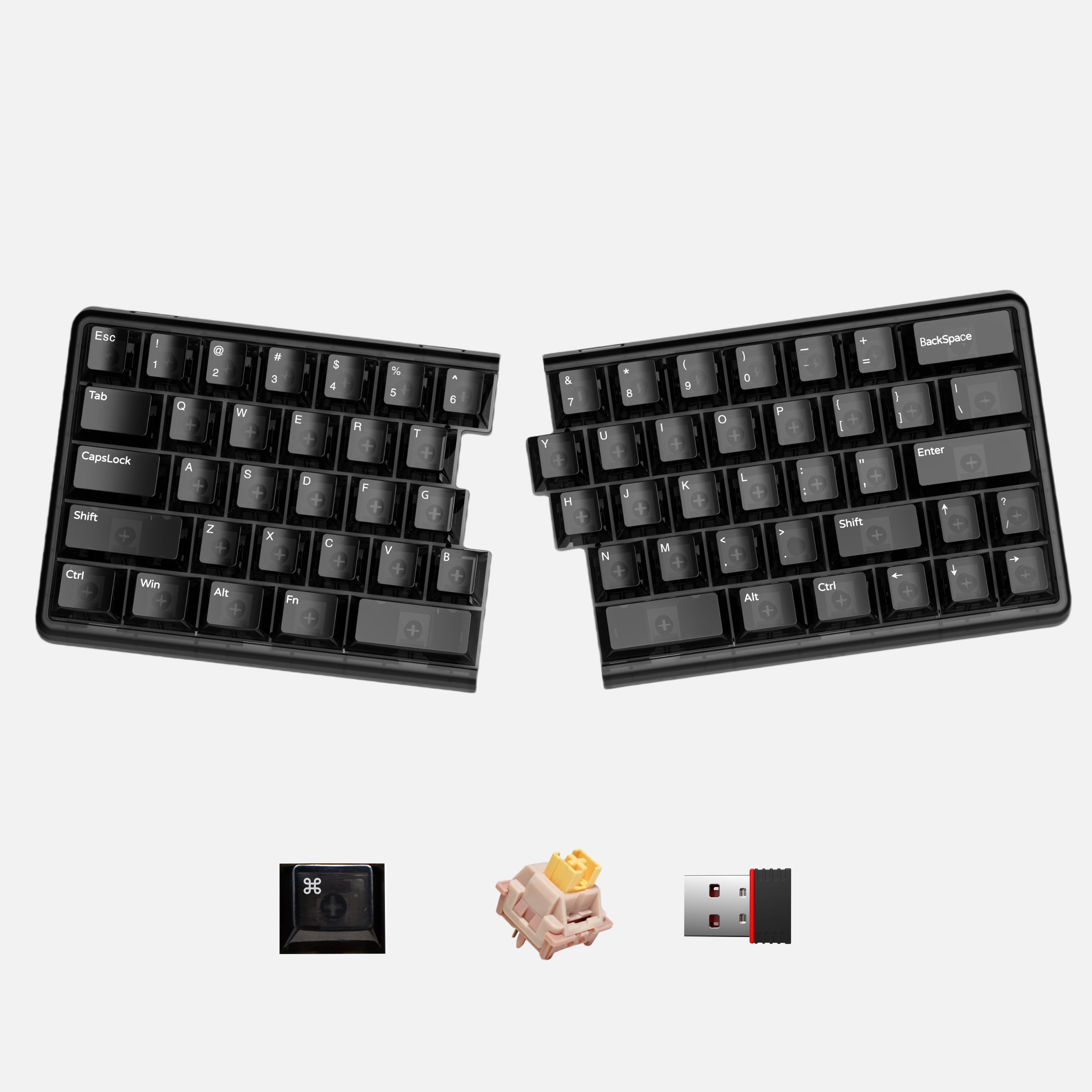 NocFree Lite Wireless Split Keyboard