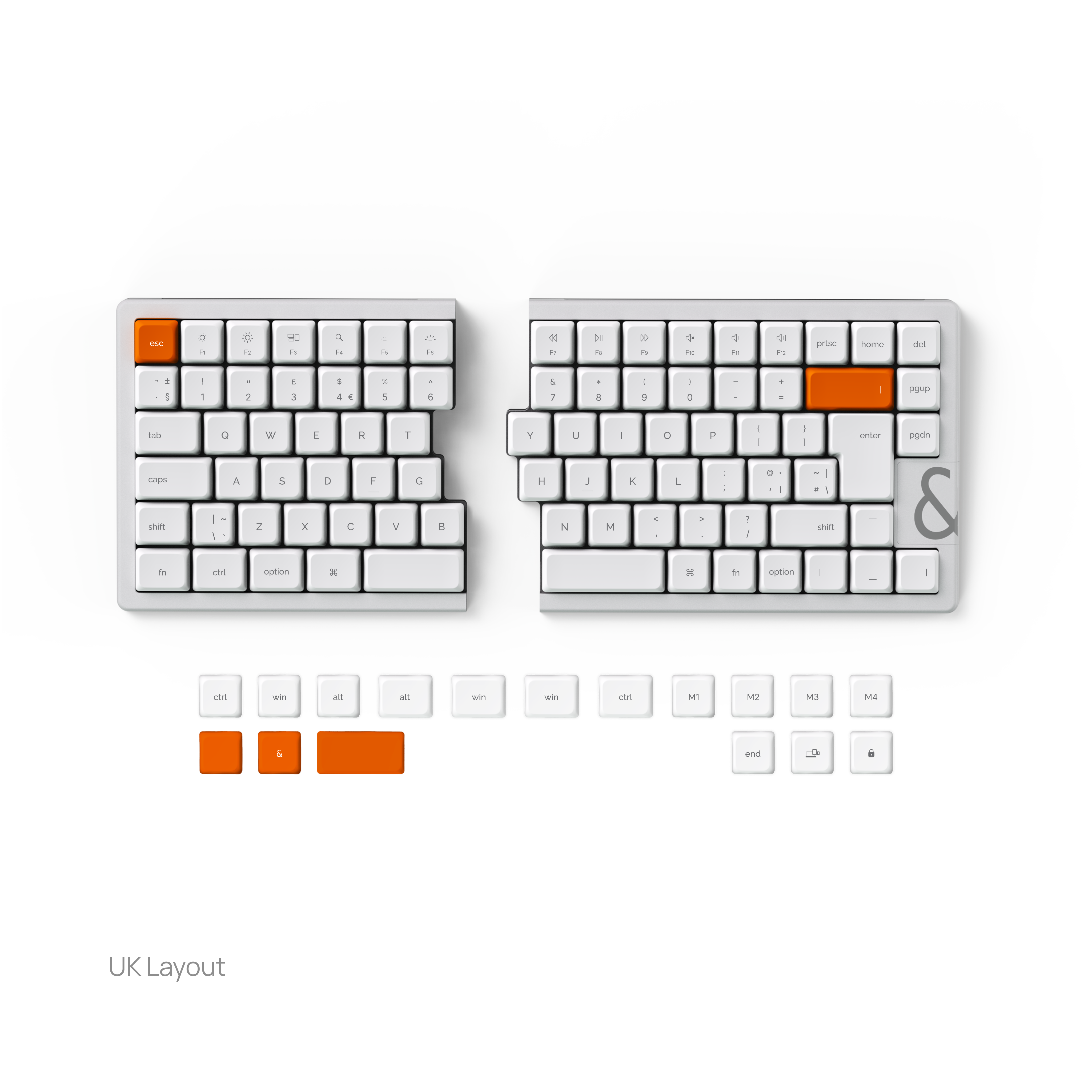 NocFree & Split Ergonomic Mechanical Keyboard – Wireless Bluetooth Keyboard (Pre-Order)