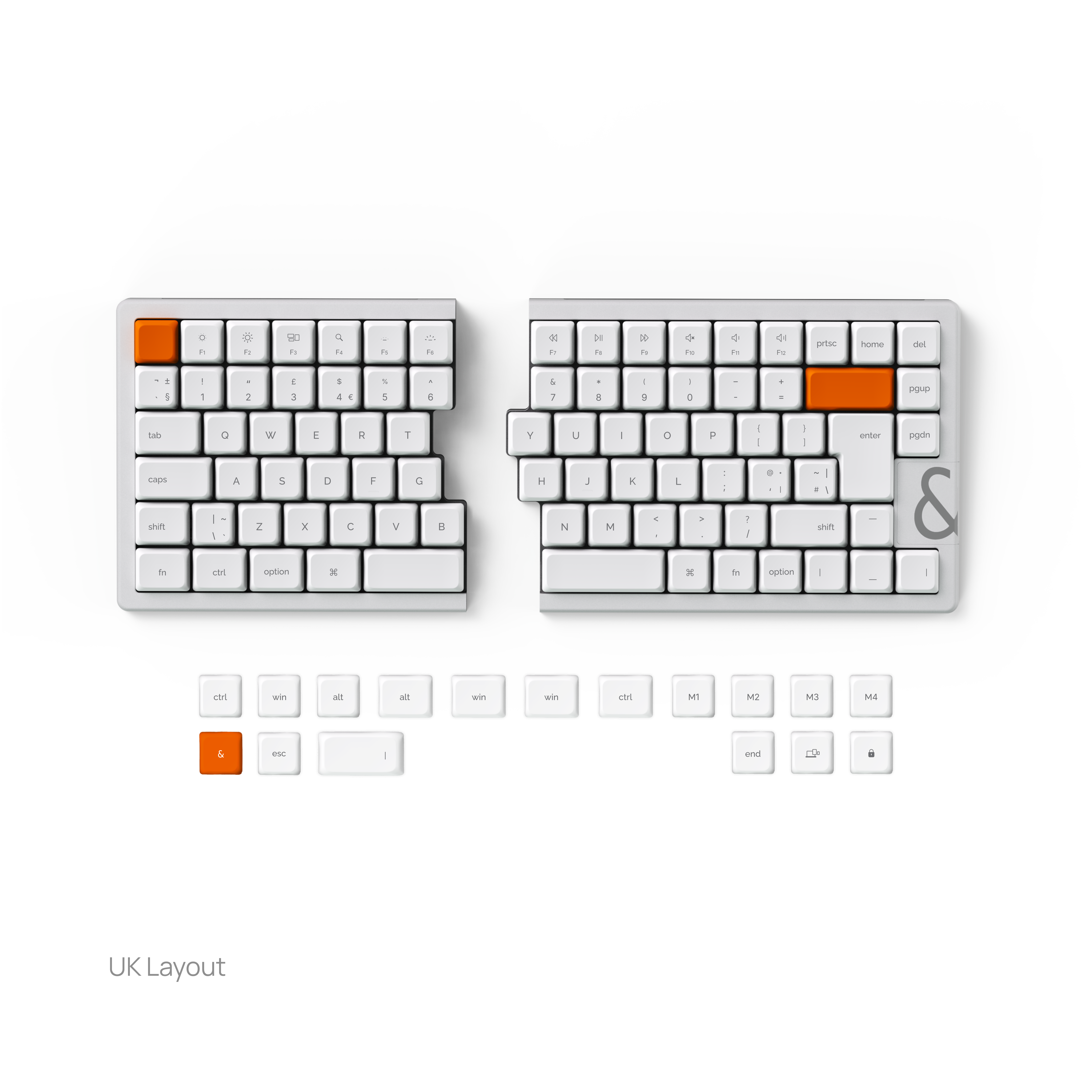 NocFree & Split Ergonomic Mechanical Keyboard – Wireless Bluetooth Keyboard (Pre-Order)