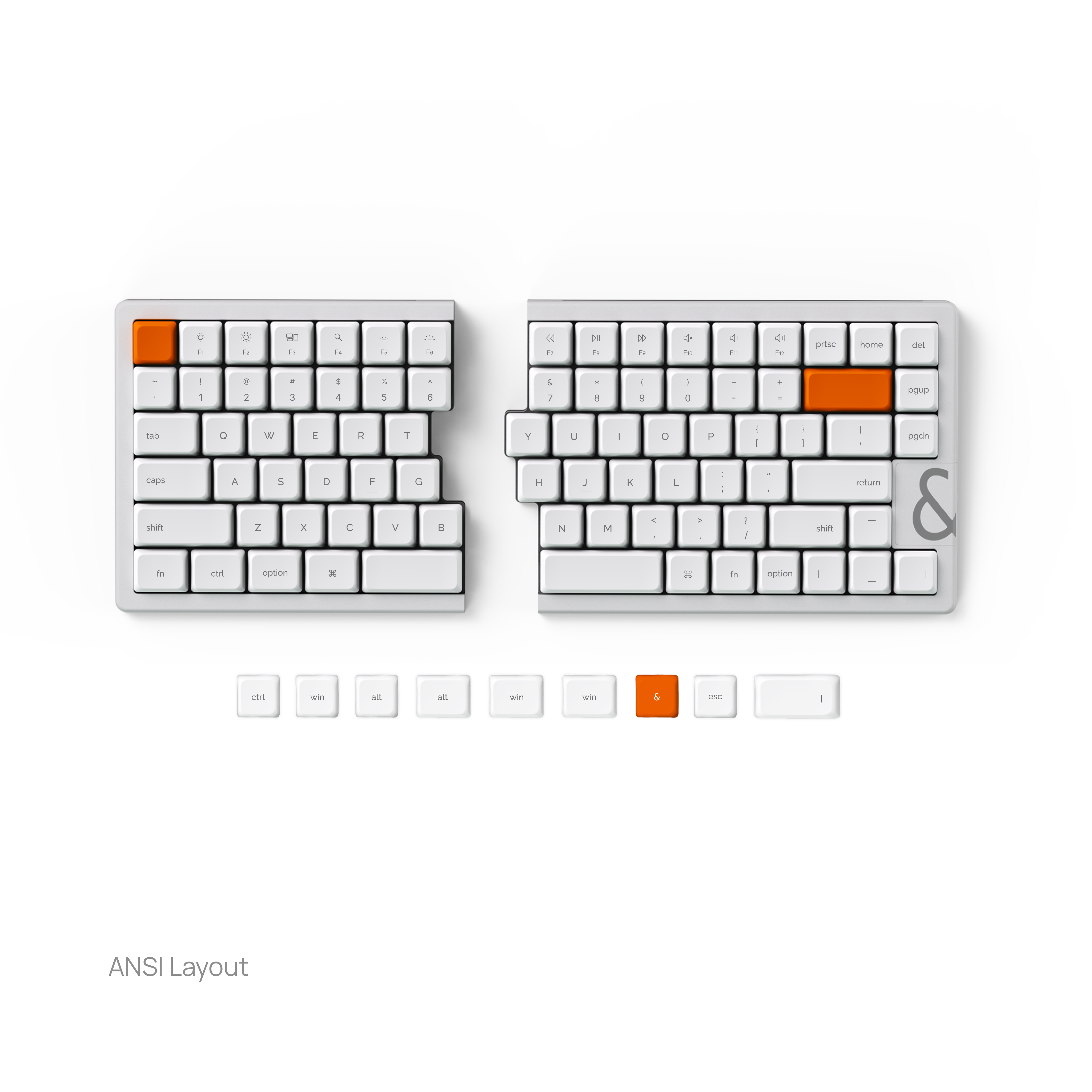 NocFree & Split Ergonomic Mechanical Keyboard – Wireless Bluetooth Keyboard (Pre-Order)