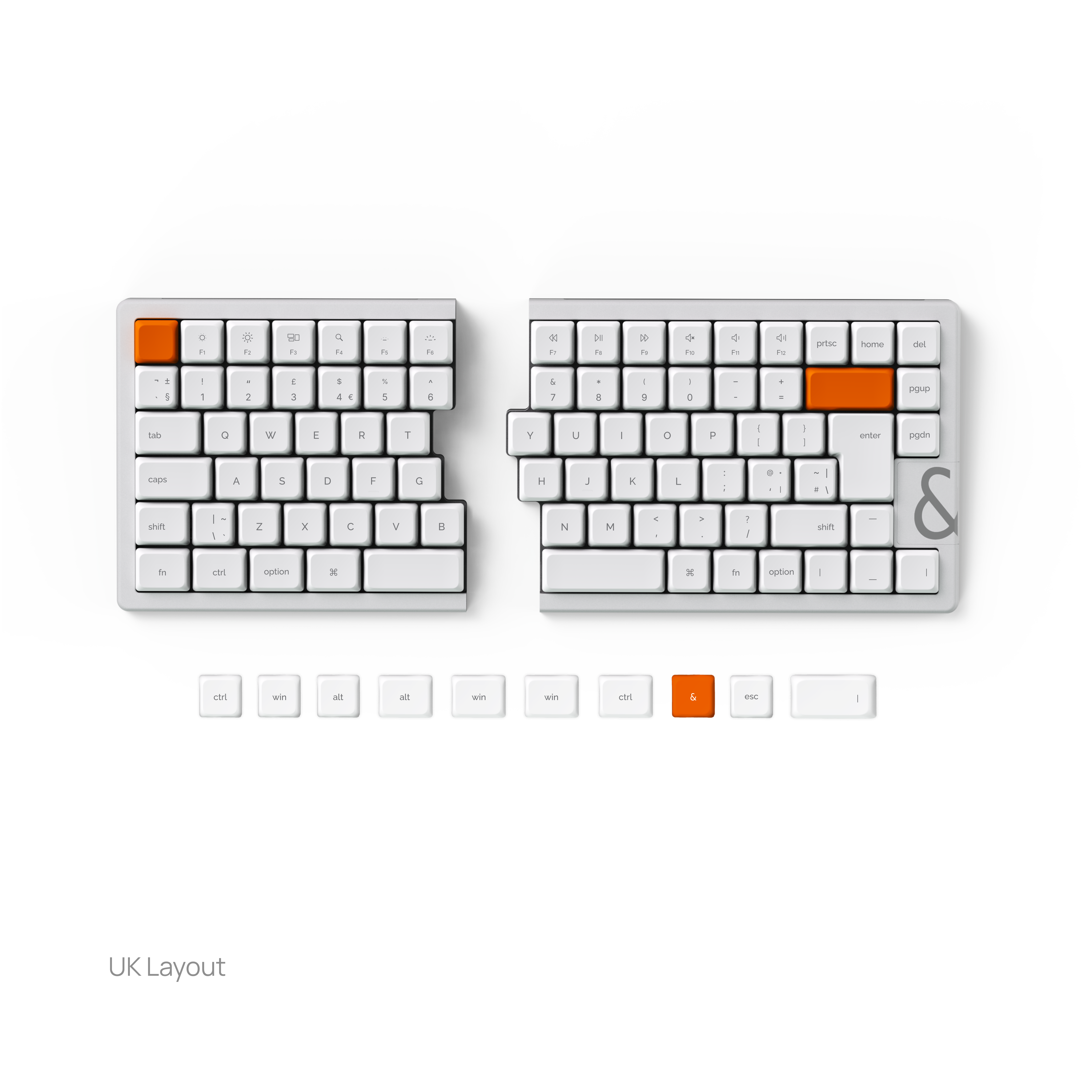 NocFree & Split Ergonomic Mechanical Keyboard – Wireless Bluetooth Keyboard (Pre-Order)