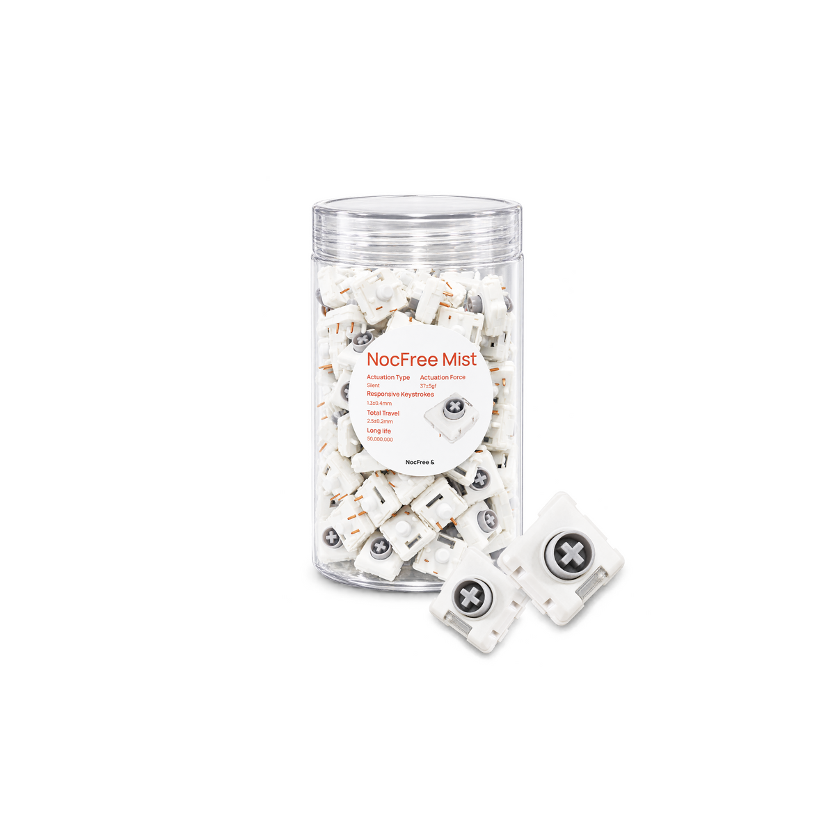NocFree & Extra Switch Set | Linear & Silent Switches