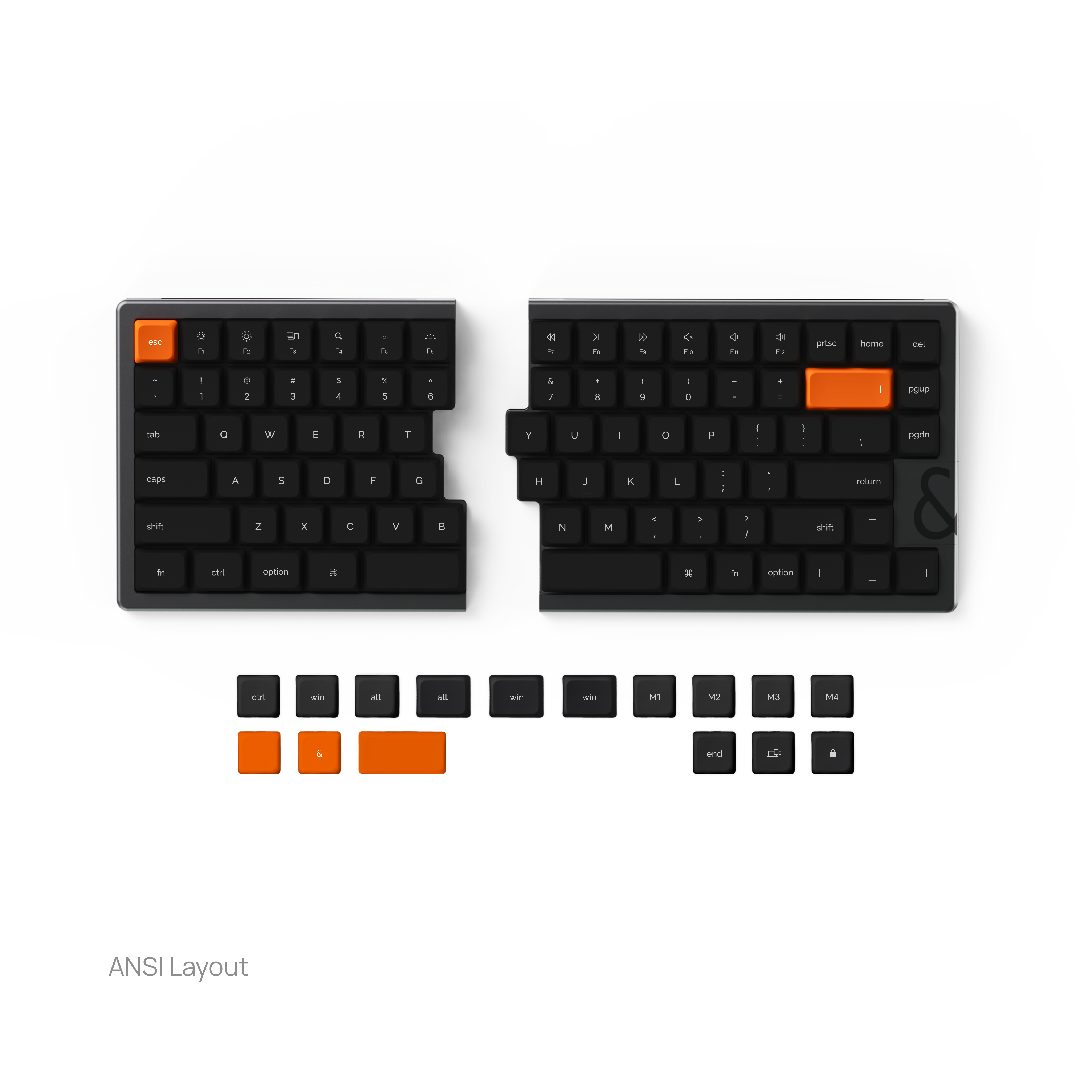 NocFree & Split Ergonomic Mechanical Keyboard – Wireless Bluetooth Keyboard (Pre-Order)