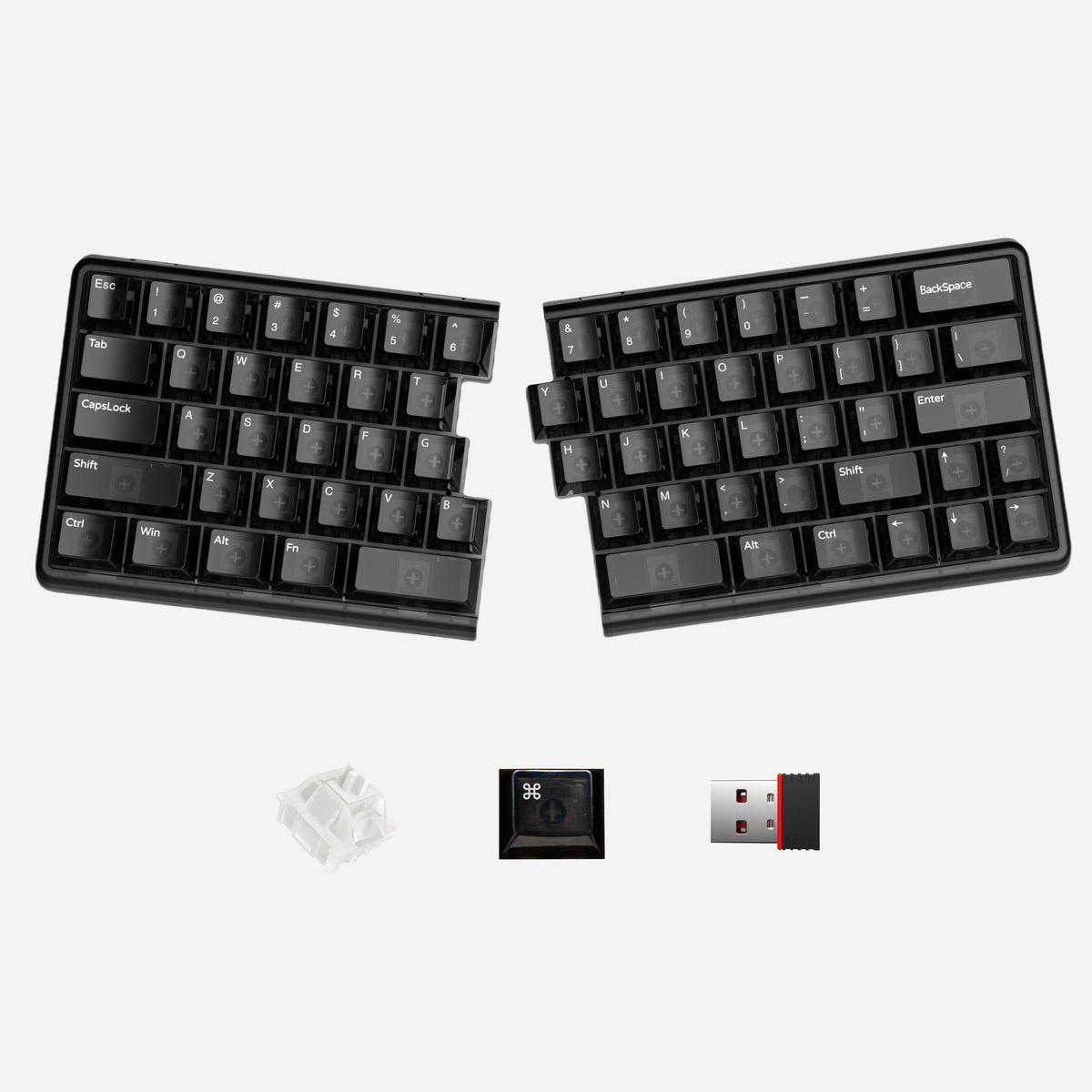 NocFree Lite Wireless Split Keyboard keyboard image