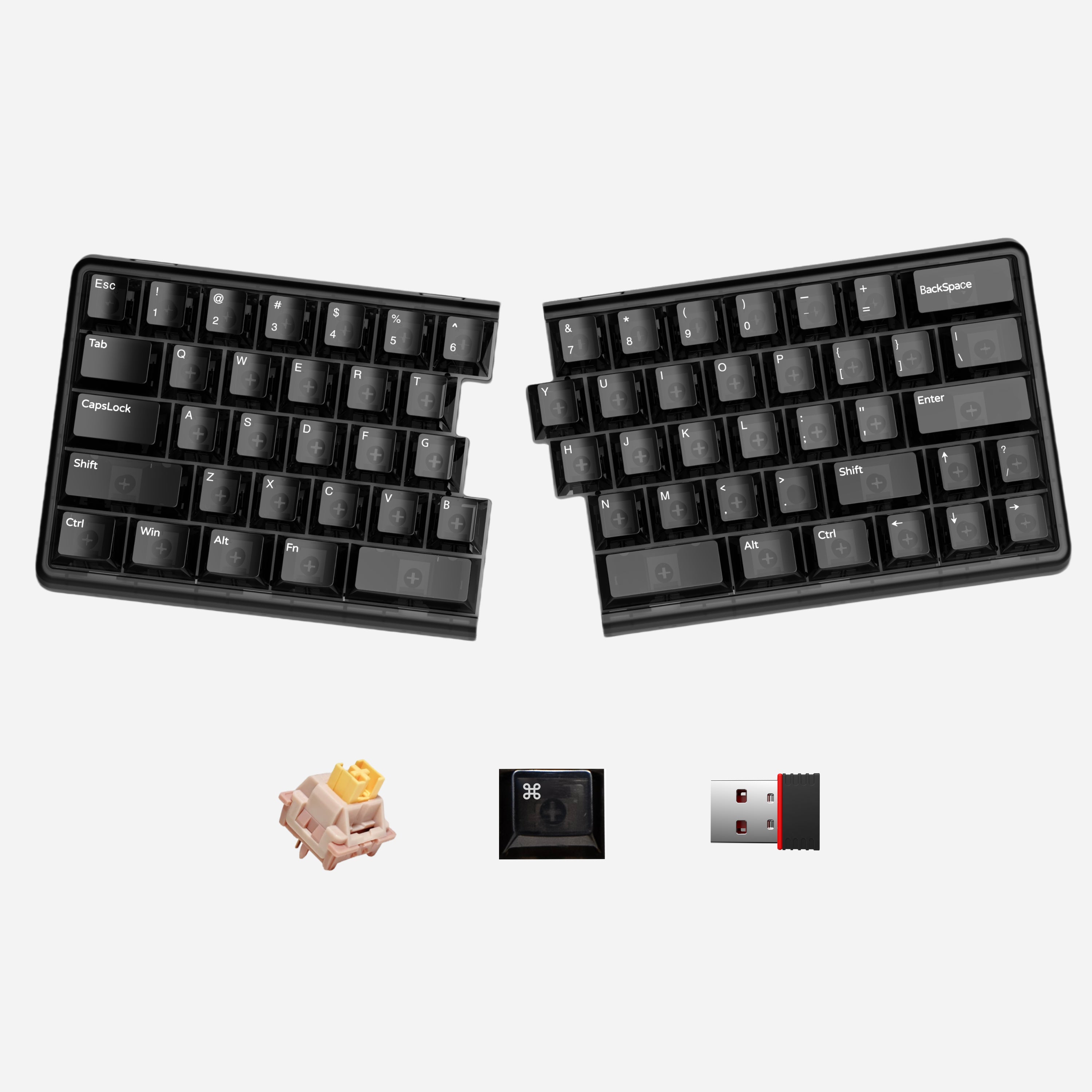 キーボード NocFree Lite Wireless Split Keyboard NocFree Lite Wireless Split Keyboard