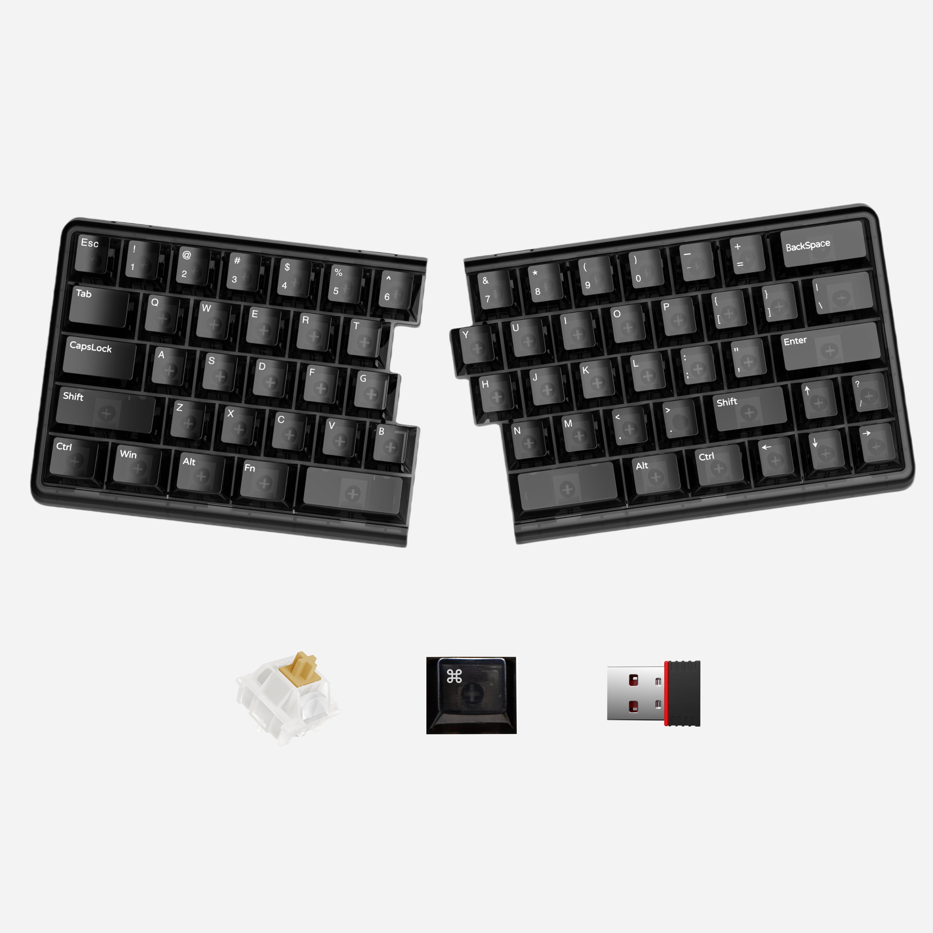 NocFree Lite Wireless Split Keyboard