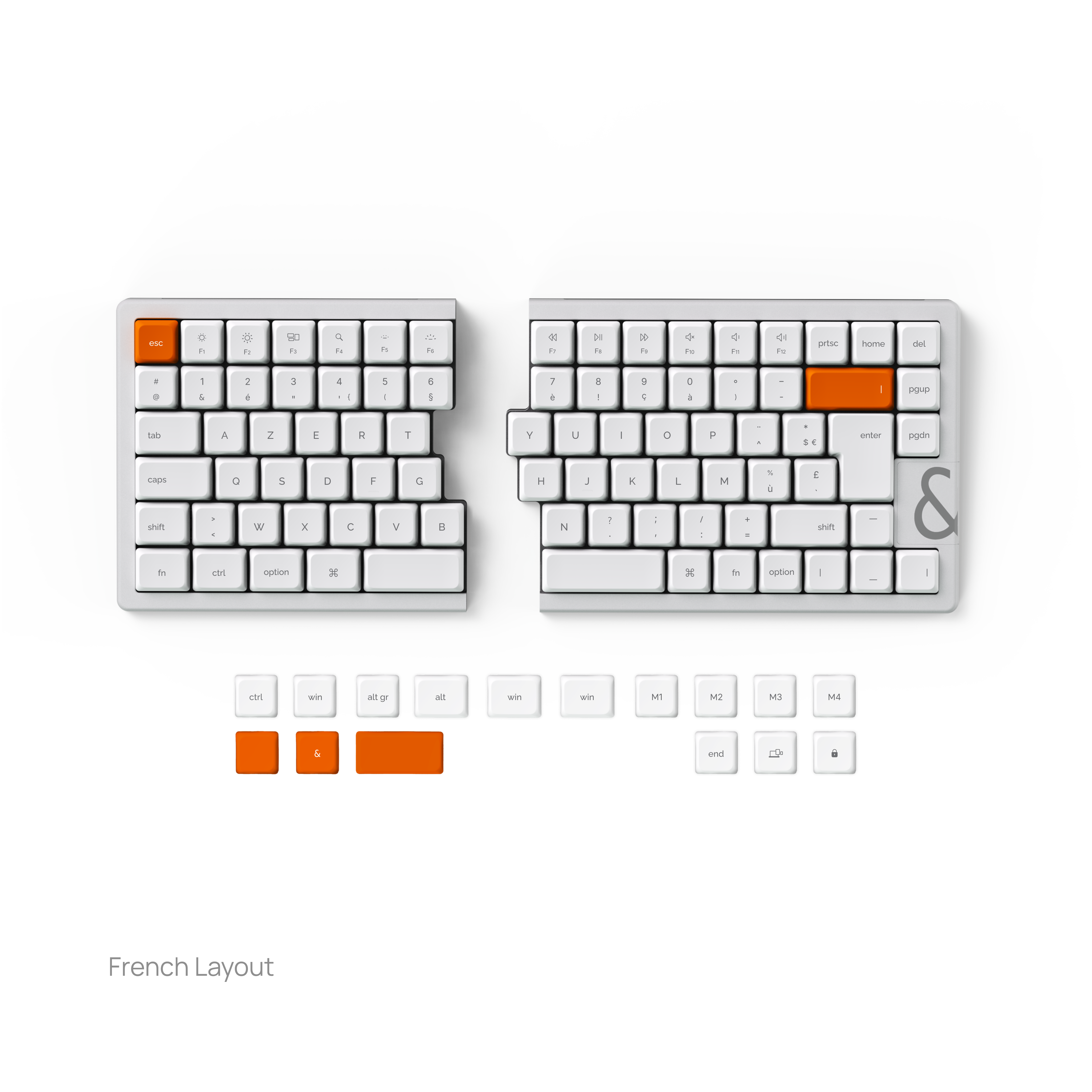 NocFree & Split Ergonomic Mechanical Keyboard – Wireless Bluetooth Keyboard (Pre-Order)