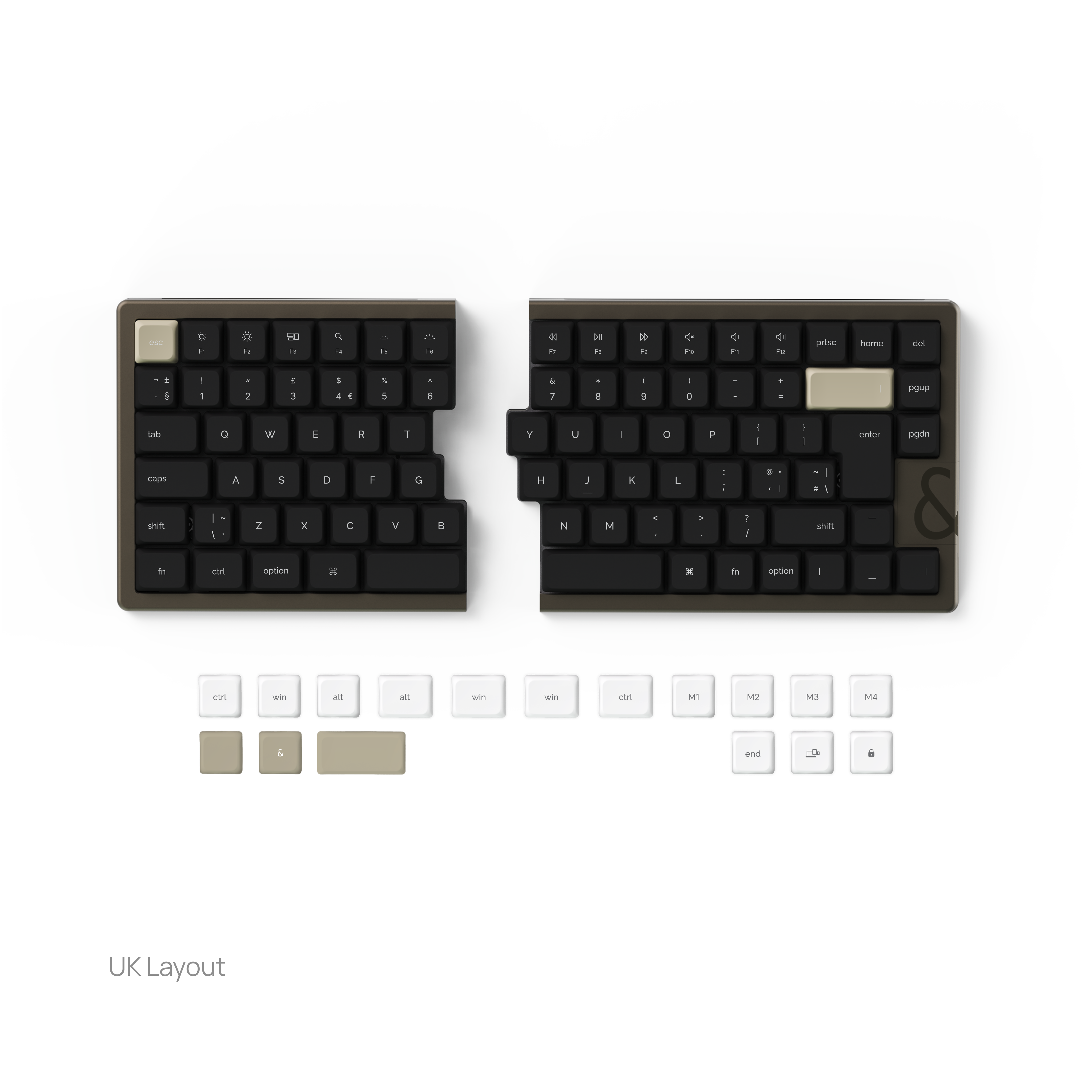 NocFree & Split Ergonomic Mechanical Keyboard – Wireless Bluetooth Keyboard (Pre-Order)