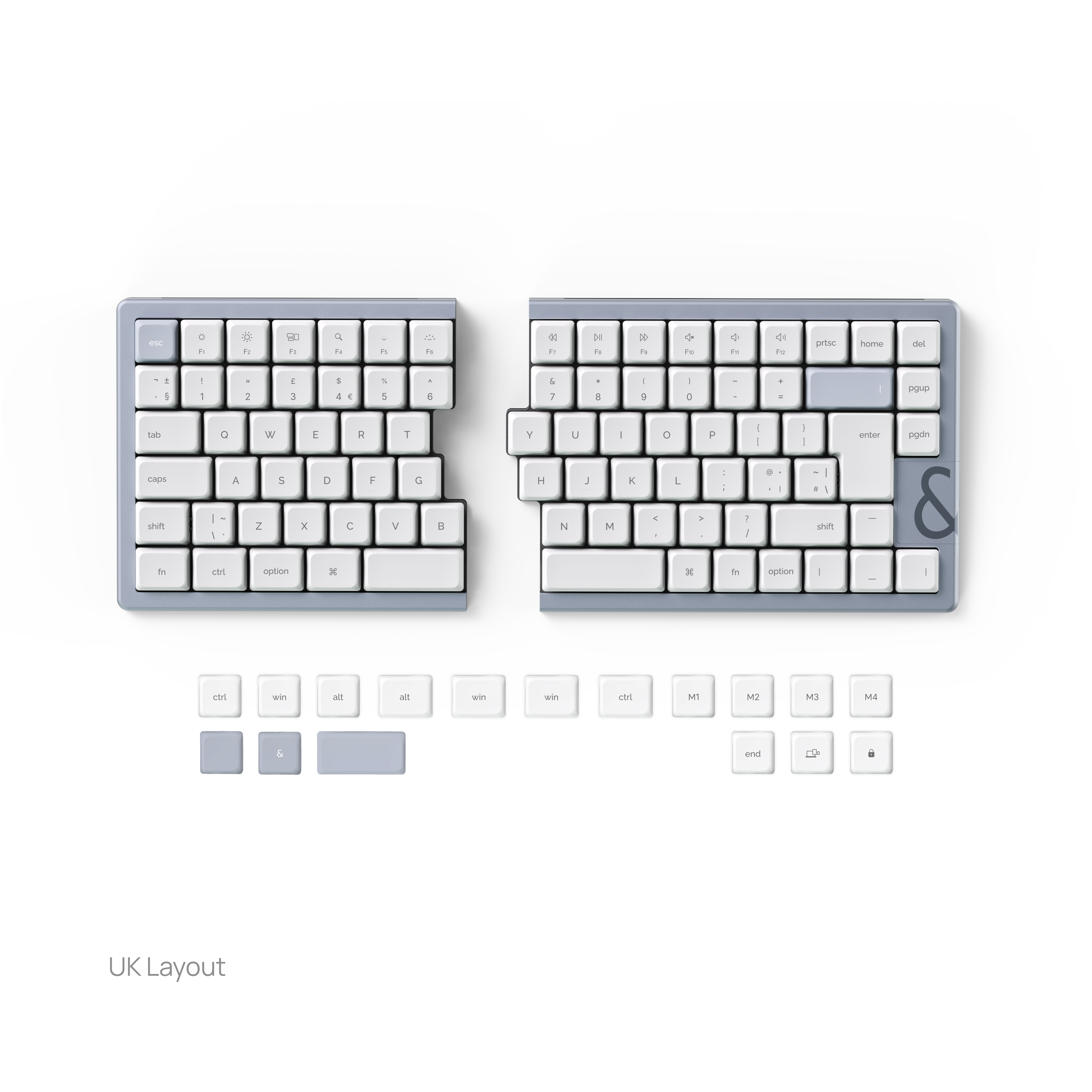 NocFree & Split Ergonomic Mechanical Keyboard – Wireless Bluetooth Keyboard (Pre-Order)