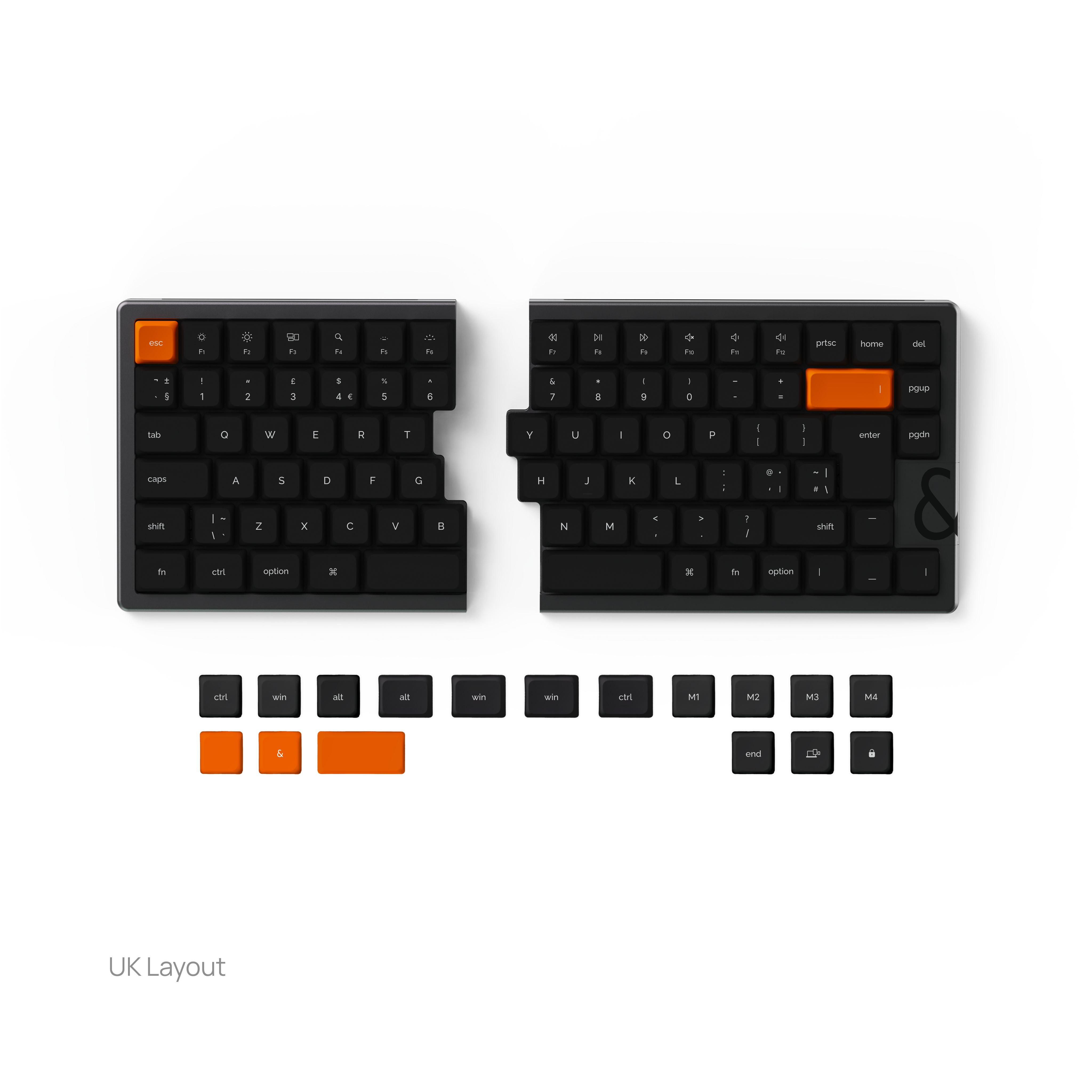 NocFree & Split Ergonomic Mechanical Keyboard – Wireless Bluetooth Keyboard (Pre-Order)