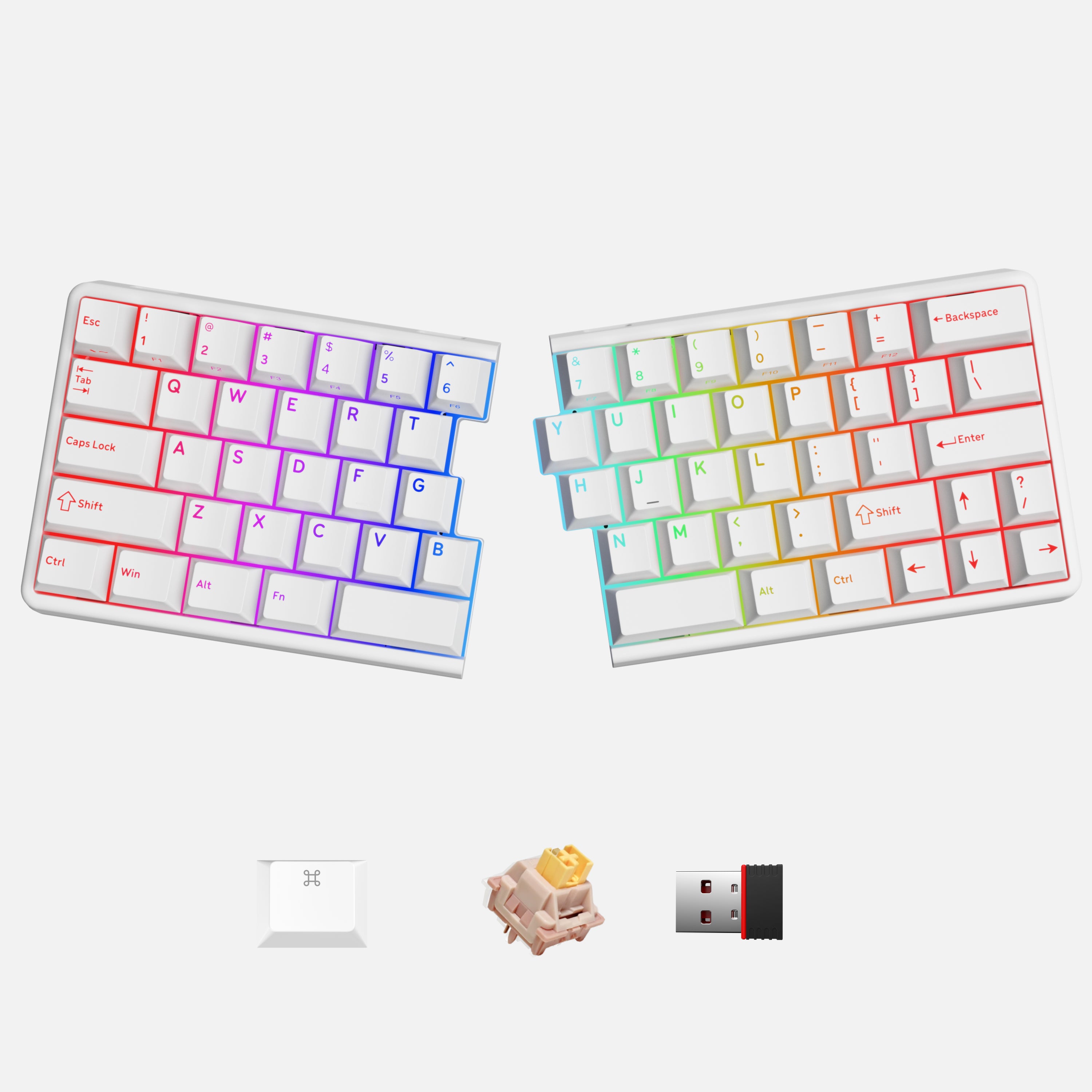 NocFree Lite Wireless Split Keyboard