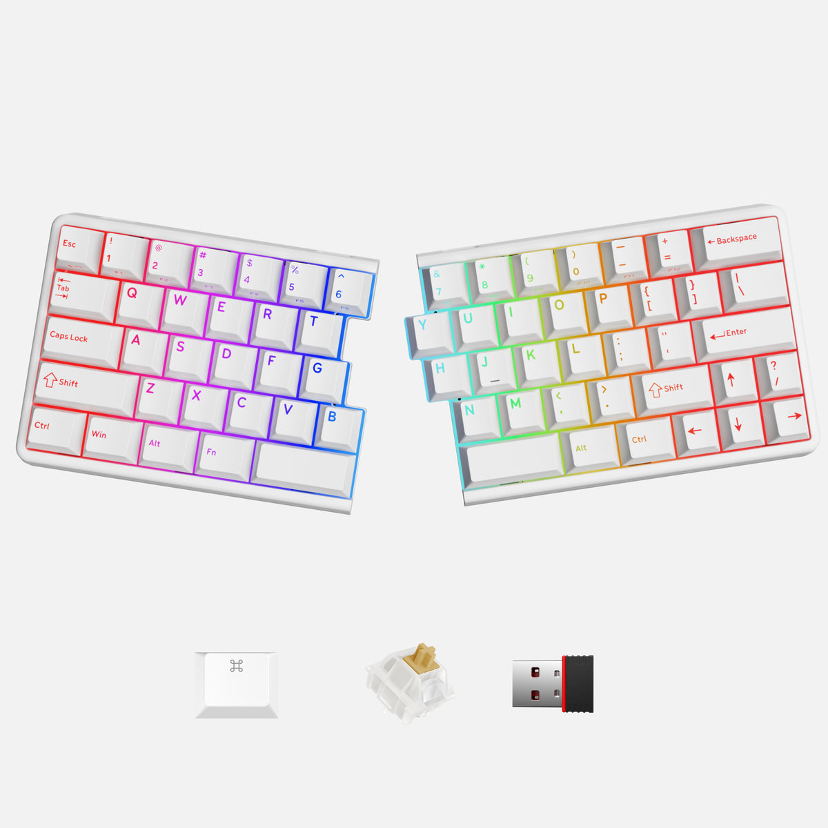 NocFree Lite Wireless Split Keyboard keyboard image